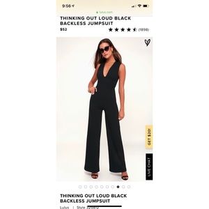 Lulus jumpsuit size S